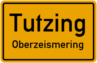 Straßenverzeichnis Tutzing Oberzeismering