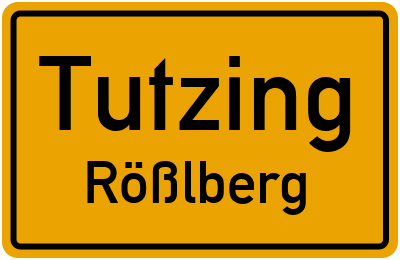 Straßenverzeichnis Tutzing Rößlberg