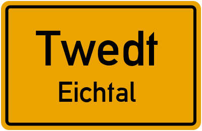 Straßenverzeichnis Twedt Eichtal