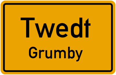 Straßenverzeichnis Twedt Grumby