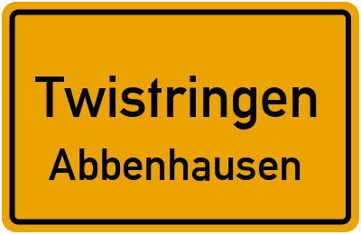 Straßenverzeichnis Twistringen Abbenhausen