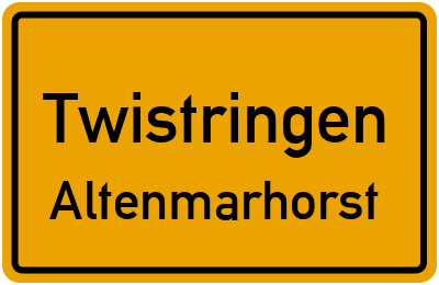 Ortsschild Twistringen Altenmarhorst
