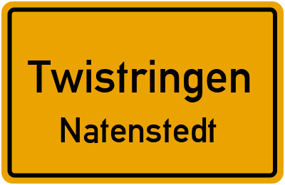 Straßenverzeichnis Twistringen Natenstedt