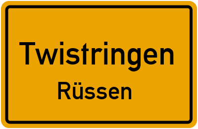 Straßenverzeichnis Twistringen Rüssen