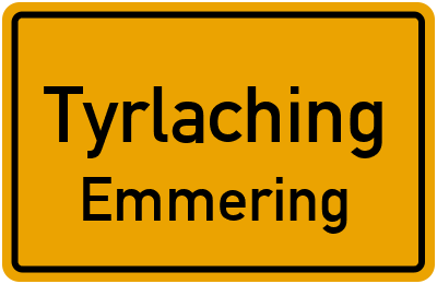 Straßenverzeichnis Tyrlaching Emmering