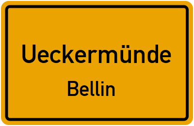Straßenverzeichnis Ueckermünde Bellin