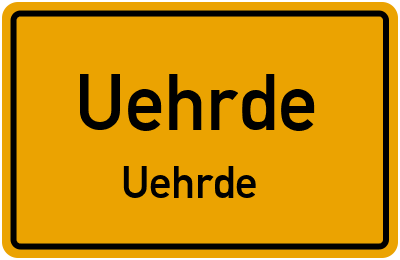Straßenverzeichnis Uehrde Uehrde