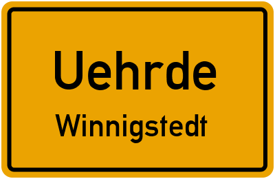Straßenverzeichnis Uehrde Winnigstedt