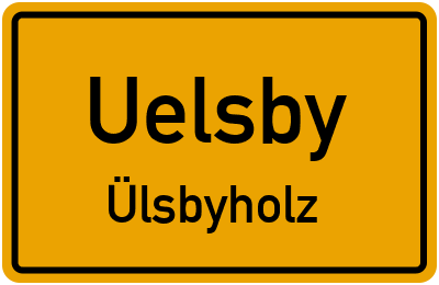 Straßenverzeichnis Uelsby Ülsbyholz