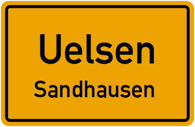 Straßenverzeichnis Uelsen Sandhausen