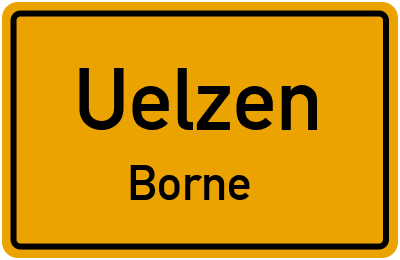 Straßenverzeichnis Uelzen Borne