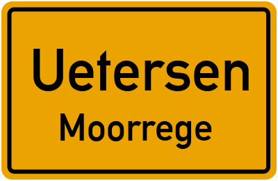 Straßenverzeichnis Uetersen Moorrege