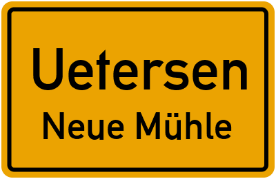 Straßenverzeichnis Uetersen Neue Mühle