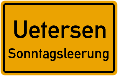 Briefkastenleerung am Sonntag in Uetersen