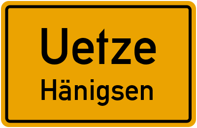 Straßenverzeichnis Uetze Hänigsen