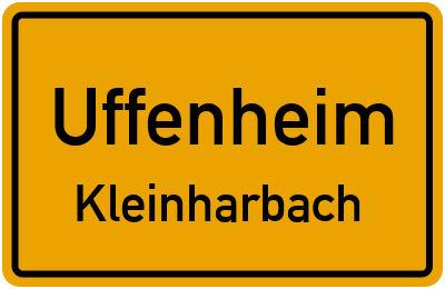 Straßenverzeichnis Uffenheim Kleinharbach