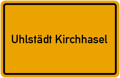 Branchenbuch Uhlstädt Kirchhasel, Thüringen