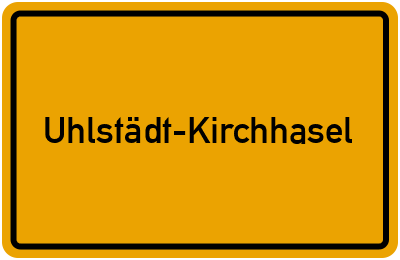 Branchenbuch Uhlstädt-Kirchhasel, Thüringen