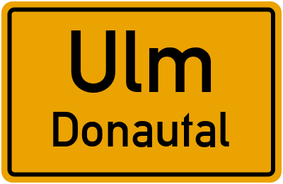 Straßenverzeichnis Ulm Donautal