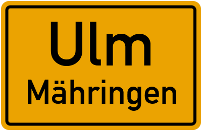 Straßenverzeichnis Ulm Mähringen