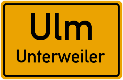 Straßenverzeichnis Ulm Unterweiler