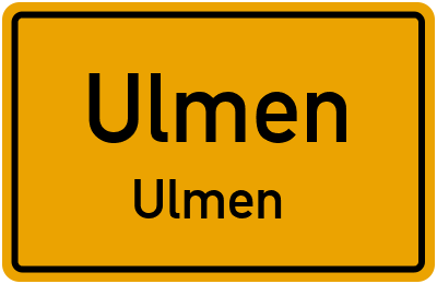 Straßenverzeichnis Ulmen Ulmen