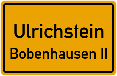 Straßenverzeichnis Ulrichstein Bobenhausen II