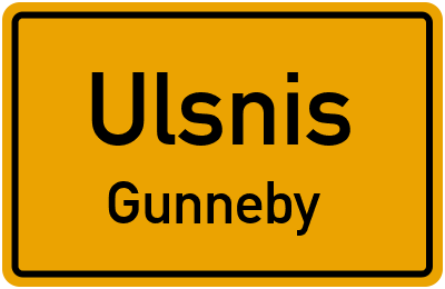 Straßenverzeichnis Ulsnis Gunneby