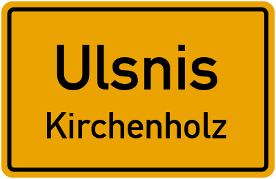 Straßenverzeichnis Ulsnis Kirchenholz