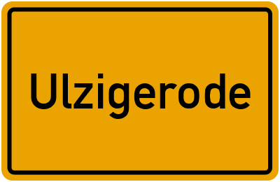 Ulzigerode in Sachsen-Anhalt