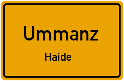 Straßenverzeichnis Ummanz Haide
