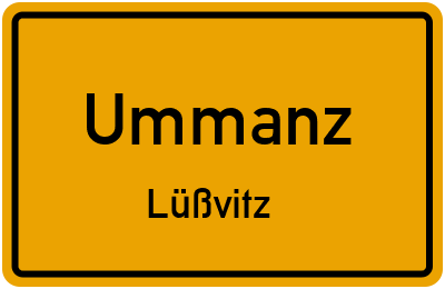 Straßenverzeichnis Ummanz Lüßvitz