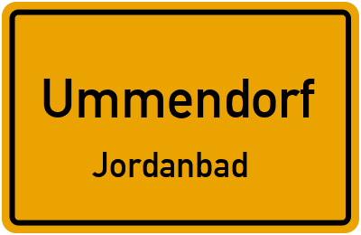 Straßenverzeichnis Ummendorf Jordanbad