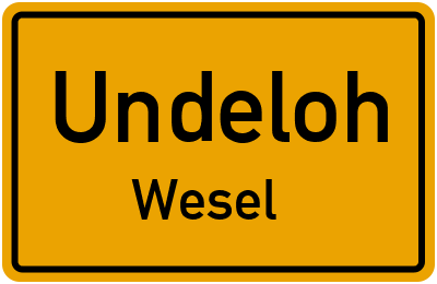 Straßenverzeichnis Undeloh Wesel