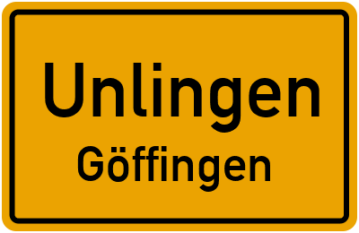Straßenverzeichnis Unlingen Göffingen