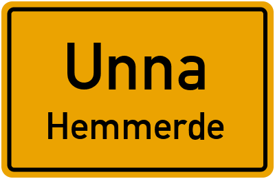 Straßenverzeichnis Unna Hemmerde