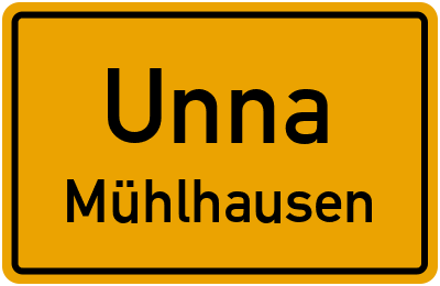 Straßenverzeichnis Unna Mühlhausen