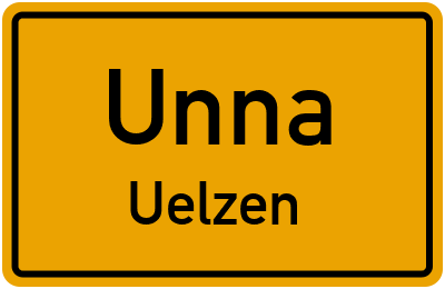 Straßenverzeichnis Unna Uelzen