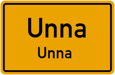 Ortsschild Unna Unna