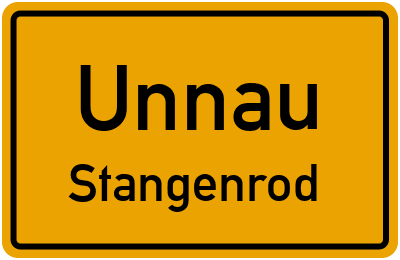 Straßenverzeichnis Unnau Stangenrod