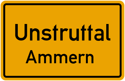 Straßenverzeichnis Unstruttal Ammern