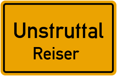 Straßenverzeichnis Unstruttal Reiser