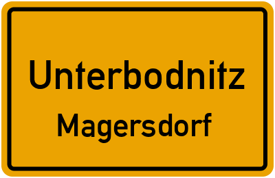 Straßenverzeichnis Unterbodnitz Magersdorf