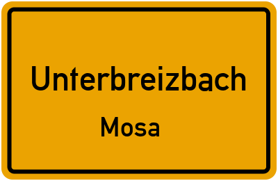 Straßenverzeichnis Unterbreizbach Mosa