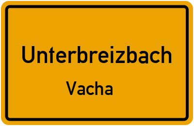 Straßenverzeichnis Unterbreizbach Vacha