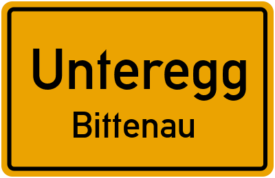 Straßenverzeichnis Unteregg Bittenau