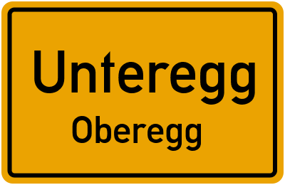 Straßenverzeichnis Unteregg Oberegg