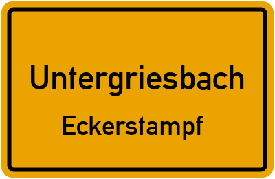 Straßenverzeichnis Untergriesbach Eckerstampf