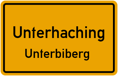 Straßenverzeichnis Unterhaching Unterbiberg
