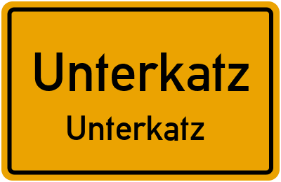 Straßenverzeichnis Unterkatz Unterkatz